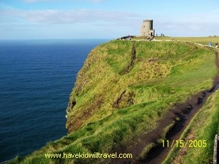 O'Brien's Tower at the Cliffs of Moher, Cliffs of Moher, Ireland, Ireland scenery, O'Brien's Tower, 