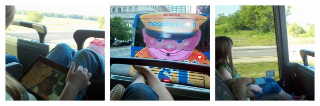 MegaBus Double Decker Bus Ride