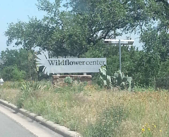 Entrance to Lady Bird Johnson Wildflower Center, Austin, TX