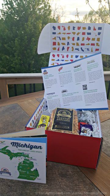 Discover Our America Subscription Box - Michigan! A taste of each state- delivered monthly.