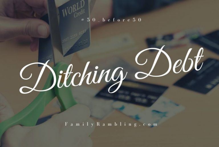 Ditching Debt #50_before50
